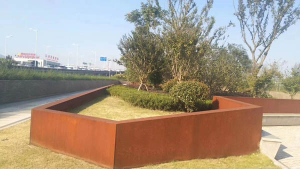 宝安耐候钢挡土墙